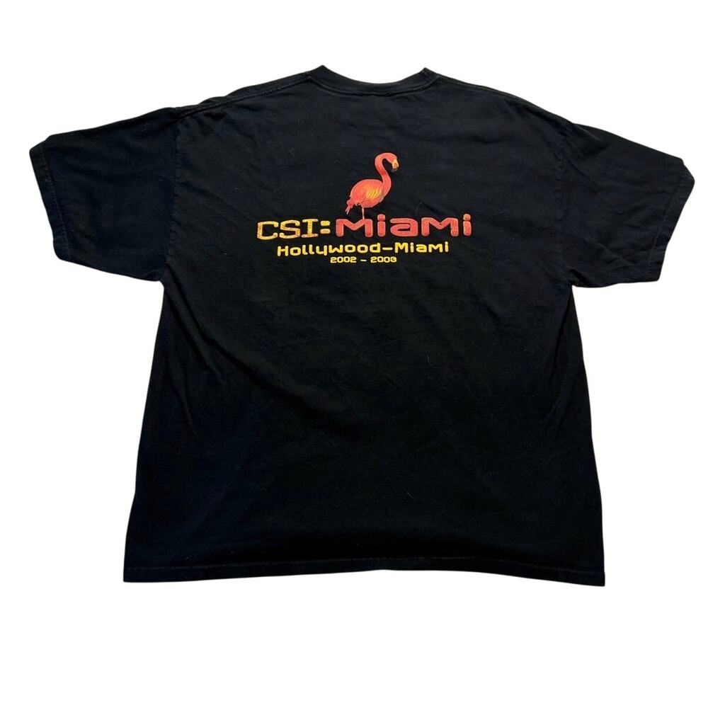 Rare CSI Miami Crew Member T-Shirt XL TV Show Memorabilia Collectible 2000s Y2K